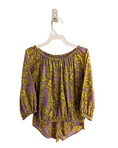 PINK CHICKEN  PURPLE  FLORAL  2-PIECE OUTFIT