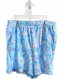 LILLY PULITZER  AQUA  PAISLEY  SHORTS