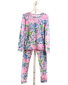 LILLY PULITZER  PINK  FLORAL  LOUNGEWEAR