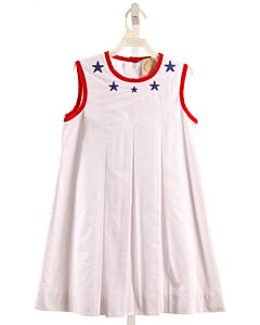 THE BEAUFORT BONNET COMPANY  WHITE   APPLIQUED DRESS