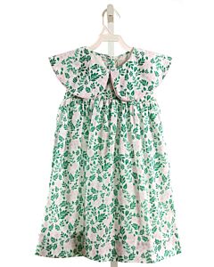 CECIL & LOU  GREEN  FLORAL  DRESS