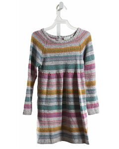 JOJO MAMAN BEBE  MULTI-COLOR  STRIPED  KNIT DRESS