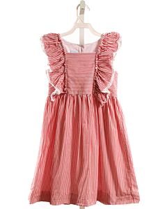 BELLA BLISS  RED  STRIPED  DRESS