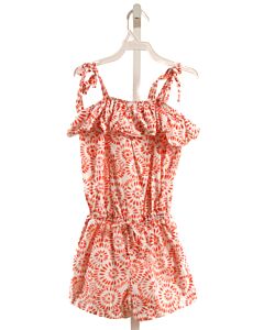 BELLA BLISS ORANGE ROMPER