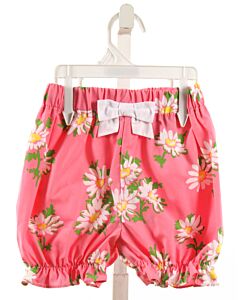 THE BEAUFORT BONNET COMPANY  HOT PINK  FLORAL  BLOOMERS WITH BOW