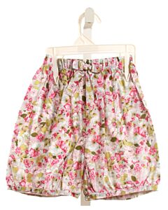 LITTLE ENGLISH  HOT PINK  FLORAL  SHORTS WITH BOW