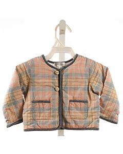 RALPH LAUREN  ORANGE  PLAID  OUTERWEAR