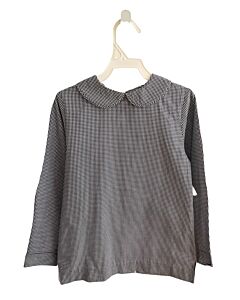 BAILEY BOYS  BLUE  GINGHAM  SHIRT-LS