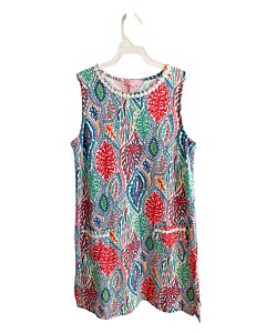 LILLY PULITZER  BLUE   PRINTED DESIGN KNIT DRESS