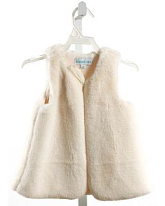 ELIZABETH CATE  IVORY FLEECE   VEST