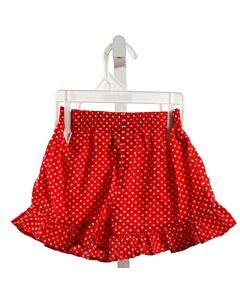 CLASSIC WHIMSY  RED  POLKA DOT  SHORTS WITH RUFFLE