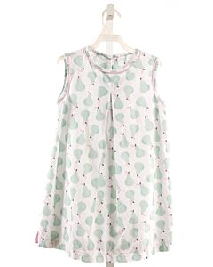 ANVY KIDS  LT GREEN  PRINT  DRESS