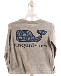 VINEYARD VINES  GRAY   PRINTED DESIGN T-SHIRT