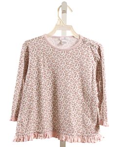 BABY BLISS  LT PINK    KNIT LS SHIRT WITH RUFFLE