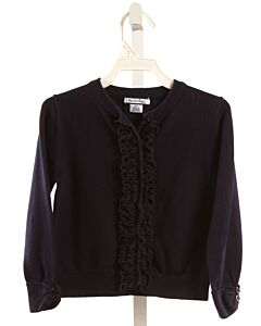 HARTSTRINGS  NAVY    CARDIGAN WITH RUFFLE