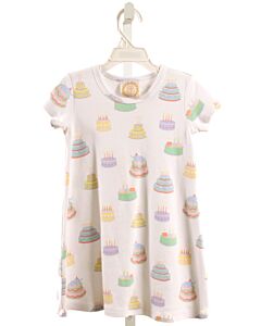 THE BEAUFORT BONNET COMPANY  WHITE  PRINT  KNIT DRESS