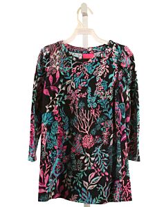LILLY PULITZER  BLACK  FLORAL  KNIT DRESS