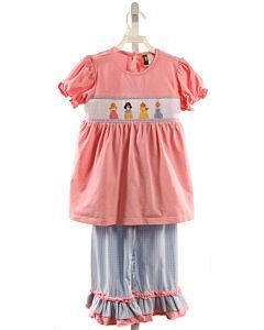 BANANA SPLIT  PINK   SMOCKED 2-PIECE OUTFIT