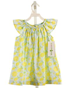 ZUCCINI  YELLOW   PRINTED DESIGN SLEEVELESS SHIRT