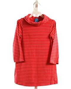 J. BAILEY RED STRIPED KNIT DRESS