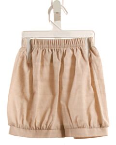 ZUCCINI  IVORY  GINGHAM  SHORTS