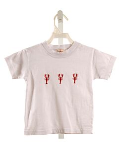 LUIGI WHITE KNIT SS SHIRT