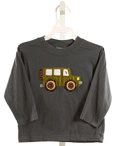 LUIGI GRAY KNIT LS SHIRT