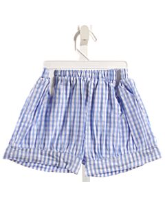 CLASSIC WHIMSY  BLUE  GINGHAM  SHORTS