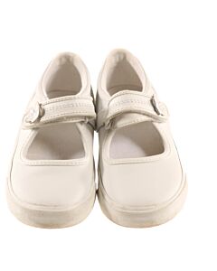 KEDS WHITE MARY JANES *THIS ITEM IS GENTLY USED WITH MINOR SIGNS OF WEAR (MINOR CREASING) *EUC SIZE TODDLER 9