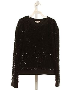 HABITUAL GIRL  BLACK   SEQUINED PULLOVER