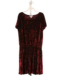 ELLA MOSS  MAROON VELVET   PARTY DRESS