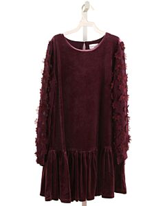 CHASING FIREFLIES  PURPLE VELVET   PARTY DRESS