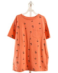RUMI + RYDER  ORANGE   PRINTED DESIGN T-SHIRT