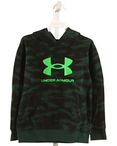 UNDER ARMOUR  GREEN   PRINTED DESIGN PULLOVER