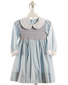 REMEMBER NGUYEN  BLUE   SMOCKED DRESS