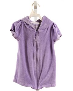 RUFFLE BUTTS  PURPLE TERRY CLOTH   COVER UP