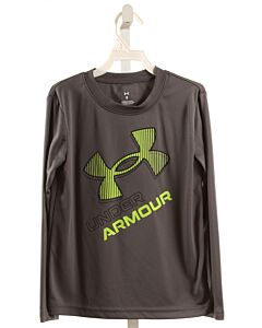 UNDER ARMOUR  GRAY    KNIT LS SHIRT