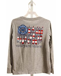 VINEYARD VINES  GRAY   PRINTED DESIGN T-SHIRT