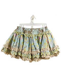 MUSTARD PIE  LT BLUE    SKIRT WITH RUFFLE