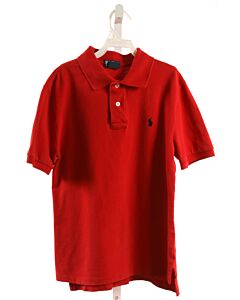 POLO BY RALPH LAUREN  RED PIQUE   KNIT SS SHIRT