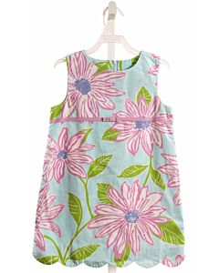 LILLY PULITZER  BLUE  FLORAL  DRESS