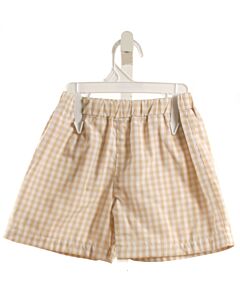 THE BEAUFORT BONNET COMPANY  IVORY  GINGHAM  SHORTS