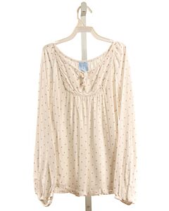 BELLA BLISS  LT PINK  POLKA DOT  SHIRT-LS