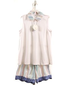 DONDOLO  WHITE  STRIPED  2-PIECE OUTFIT