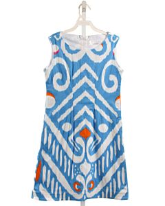 ROSE HILL BLUE PRINTED DESIGN DRESS