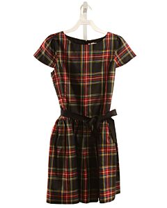 CREWCUTS  RED  PLAID  PARTY DRESS