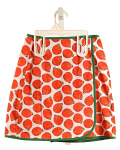 PEG AND KRIS  ORANGE   PRINTED DESIGN SKIRT