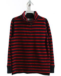 CREWCUTS  RED  STRIPED  PULLOVER