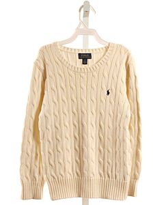 POLO BY RALPH LAUREN  CREAM    SWEATER