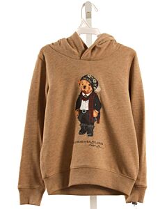 POLO BY RALPH LAUREN  BROWN   PRINTED DESIGN PULLOVER